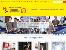 Tablet Screenshot of haustechnik-schober.de